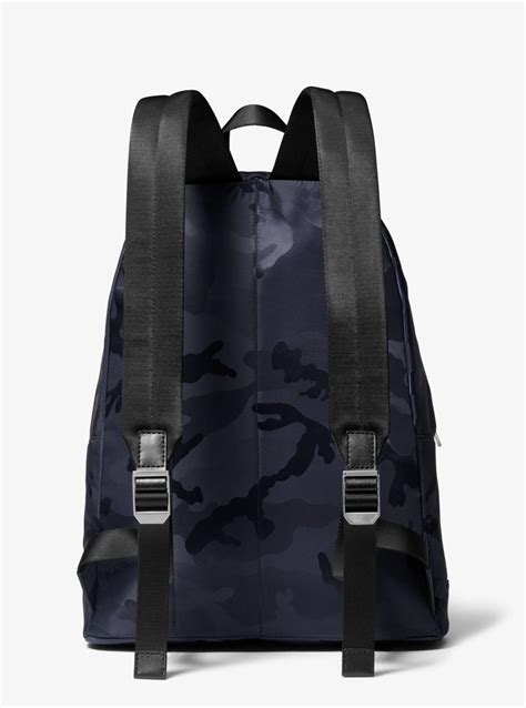 michael kors mens kent camouflage nylon jacquard backpack|Kent Camouflage Jacquard Nylon Backpack .